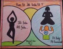 Fit India School Week - Poster Making